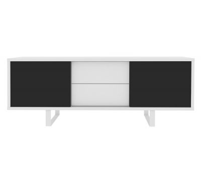 Sideboard pure white+pure black Edils II