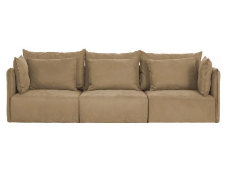 Sofa smooth beige Enud IV