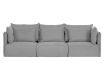 Sofa smooth grey Enud IV