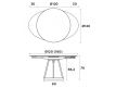 ROUND MEAL TABLE EXT. ECILA 