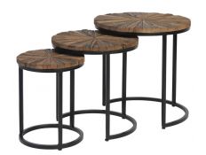 CONJUNTO DE MESA DE APOIO LUKAN