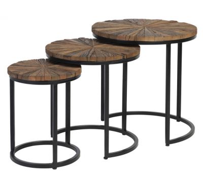 CONJUNTO DE MESA DE APOIO LUKAN