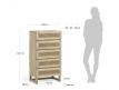 TALL CHEST OF DRAWERS TIXER