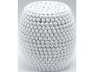 PUFF DECORATIVE DHAIL WHITE