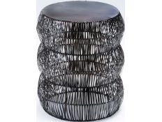 PUFF DECORATIVE DHAIL WHITE