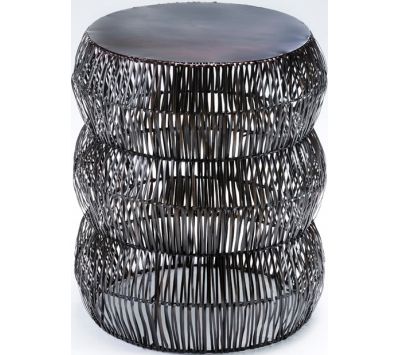 PUFF DECORATIVE DHAIL WHITE