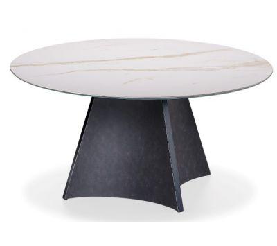 MESA DE JANTAR REDONDA CONCAVE CRM