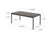 DINING TABLE EXT. ZALTANA