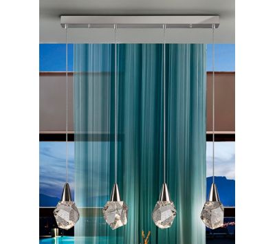 CEILING LAMP AQUARIA CROMO 4