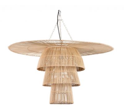 CEILING LAMP FIBERS NATURAL 