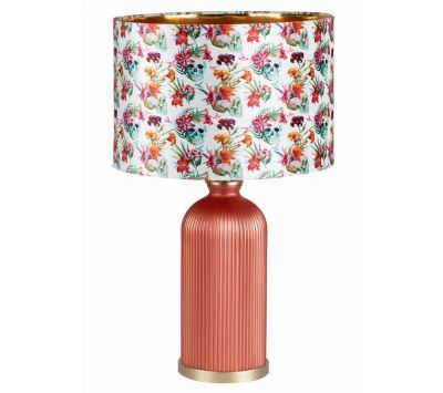 TABLE LAMP TROPICAL SKULLS