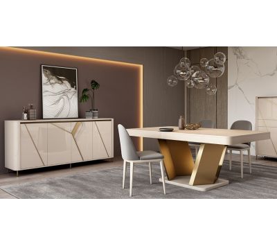 APARADOR + MESA DE JANTAR DAVINCI 01