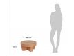 COFFEE TABLE ROUND GARBET I