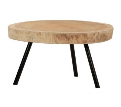 WOOD CENTER TABLE NATURA WALNUT