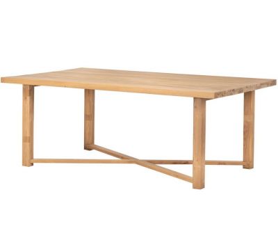 NATURAL WOOD DINING TABLE I