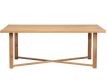 NATURAL WOOD DINING TABLE I
