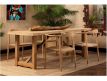 NATURAL WOOD DINING TABLE II