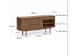 GEMA 4-DOOR SIDEBOARD