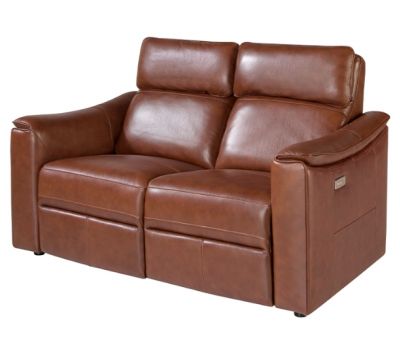 SOFÁ DE COURO SALAMANCA DE 2 LUGARES COM RELAXAMENTO