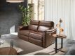 SOFÁ DE COURO SALAMANCA DE 2 LUGARES COM RELAXAMENTO