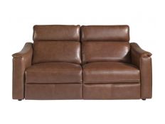 3 SEATER SALAMANCA LEATHER SOFA WITH RELAXATION