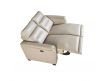 2 SEATER LEON LEATHER SOFA WITH RELAXATION