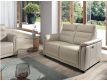 2 SEATER LEON LEATHER SOFA WITH RELAXATION