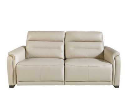3 SEATER LEON LEATHER SOFA WITH RELAXATION