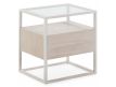 BEDSIDE TABLE BEJ