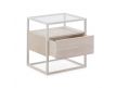BEDSIDE TABLE BEJ