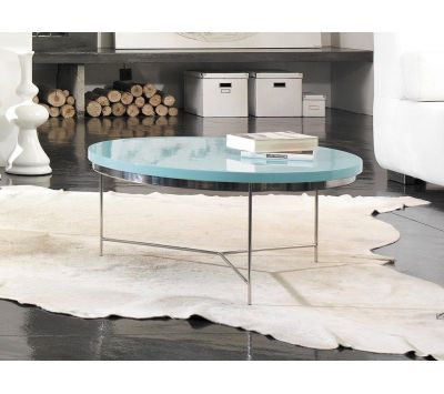 Mesa Centro Redonda lacada a alto brilho