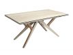 MESA JANTAR RETANGULAR EXTENSÍVEL AREIA