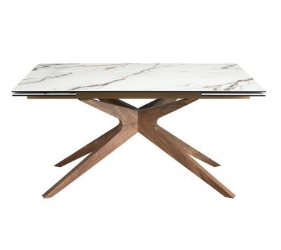 MESA JANTAR RETANGULAR EXTENSÍVEL PORCE