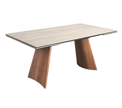 MESA JANTAR RETANGULAR EXTENSÍVEL LOTU