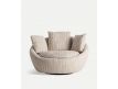 SWIVEL ARMCHAIR NUBA