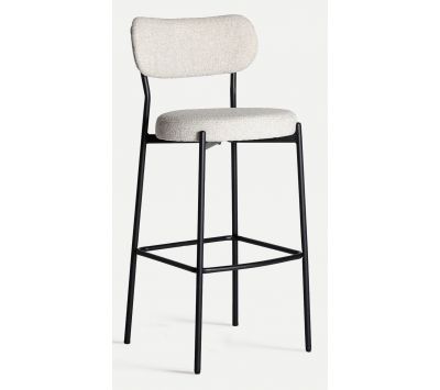 BREVILLE BAR STOOL WITH BACKREST