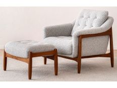 CILI ARMCHAIR AND FOOTREST SET