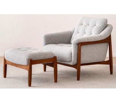 CONJUNTO POLTRONA E POUSA PÉS CILI