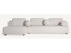 SOFA WITH CHAISE LONGUE TRAUN