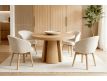 MARCELLA ROUND EXTENDABLE DINING TABLE