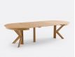 GOSLIN EXTENDABLE ROUND DINING TABLE