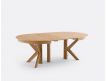 GOSLIN EXTENDABLE ROUND DINING TABLE