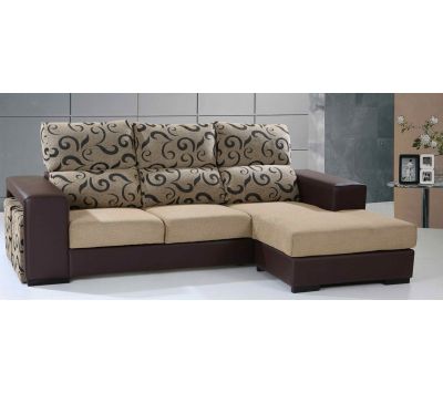 Sofa with chaiselong Ecnil