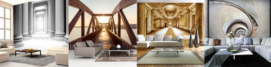Wall murals of architecture