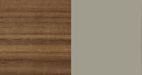M1 - WALNUT NATURAL COLOR + LB2 - LACQUERED HIGH GLOSS COLOR 2