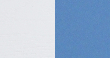 X.OAK COLOR WHITE COLOR 65 + LACQUERED HIGH GLOSS BLUE COLOR 465