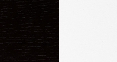 OAK COLOR WERNGUE BLACK + LACQUERED MATT WHITE