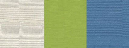 BRANCO + PISTACHO + AZUL