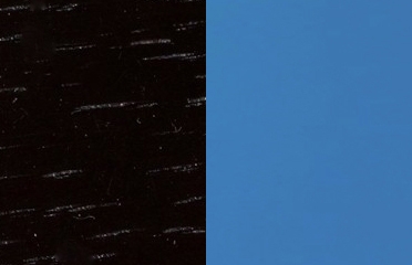 MIX OAK COLOUR 1 WENGUÉ BLACK + BLUE LACQUERED MATE