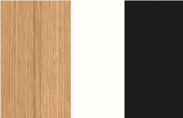 CARVALHO + BRANCO PURO + METAL PRETO